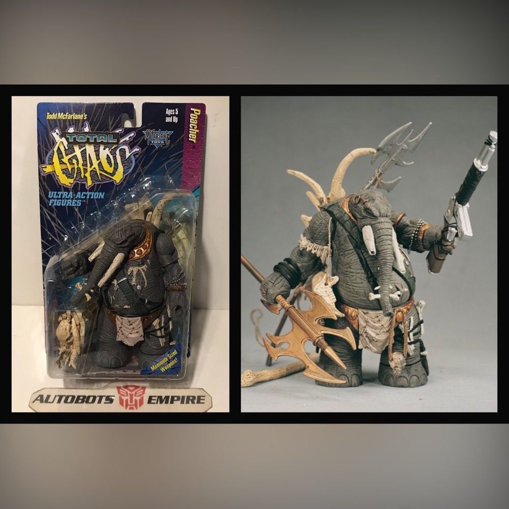 Vintage Mcfarlane Toys Spawn TOTAL CHAOS POACHER Series 2 Deluxe Figure Lee Ltd